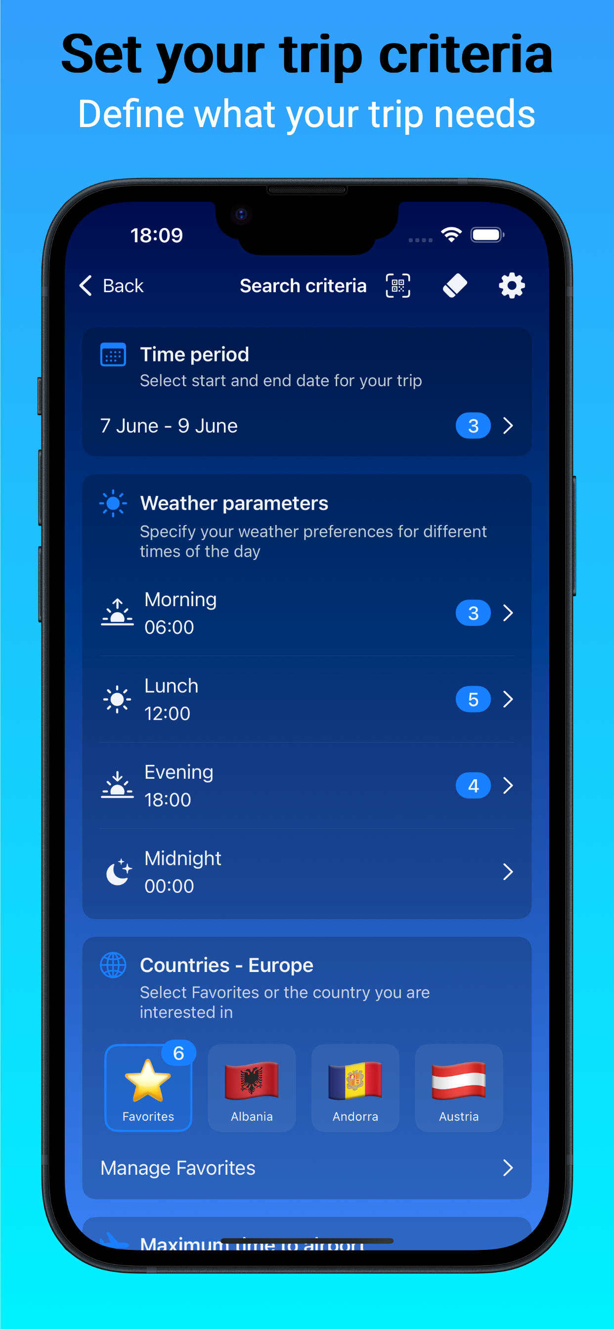 BlueScore welcome screen and onboarding